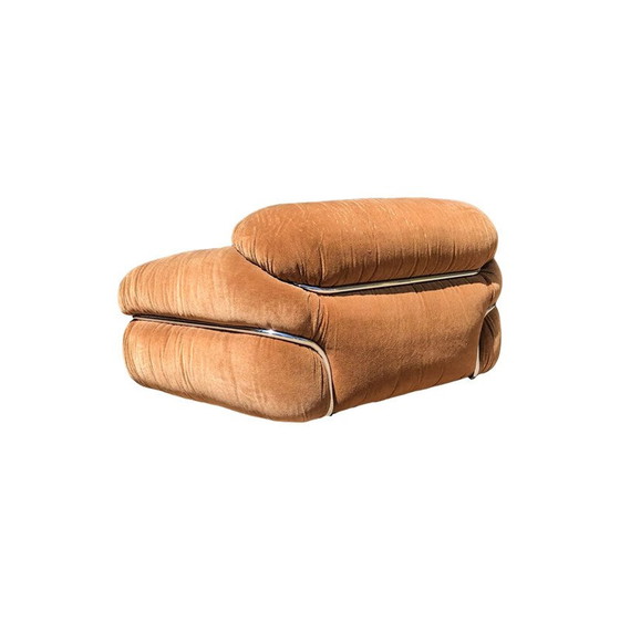 Image 1 of Vintage lounge Space Age Alpaca Velvet Sesann 1970s