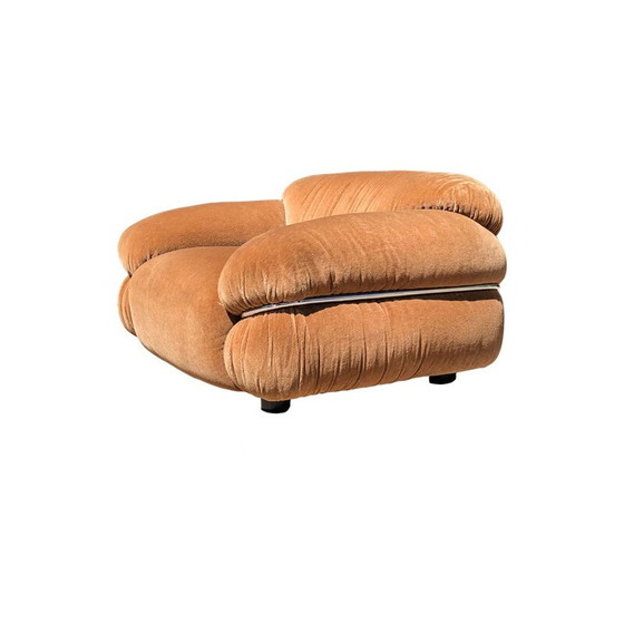 Image 1 of Vintage lounge Space Age Alpaca Velvet Sesann 1970s