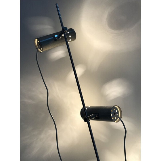 Image 1 of Vintage floor lamp 3 spots France 1970s