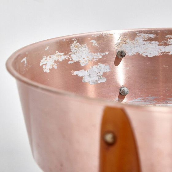 Image 1 of Vintage beech and aluminum plant holder, Denmark