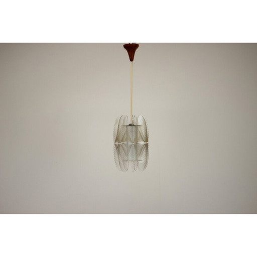 Vintage "Spider Web" chandelier, Czechoslovakia 1960s