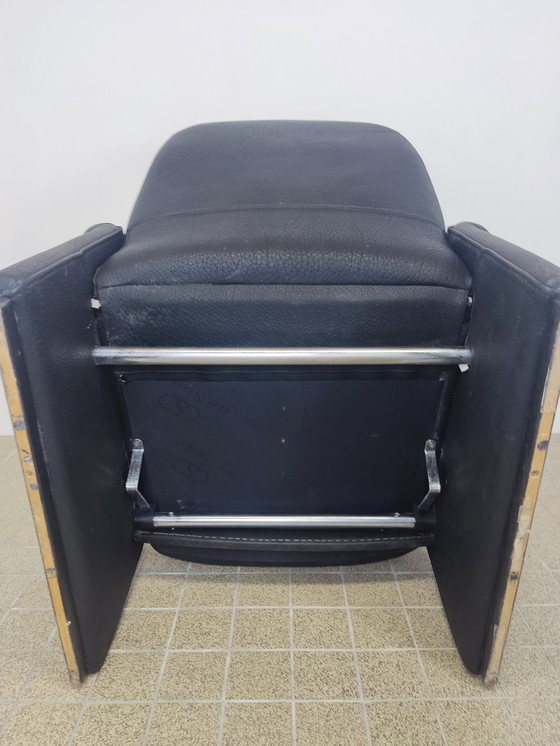 Image 1 of De Sede Ds-50 Black Lounge Chair