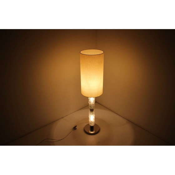 Image 1 of Lampada da terra in carta pergamena di metà secolo, Germania anni '70