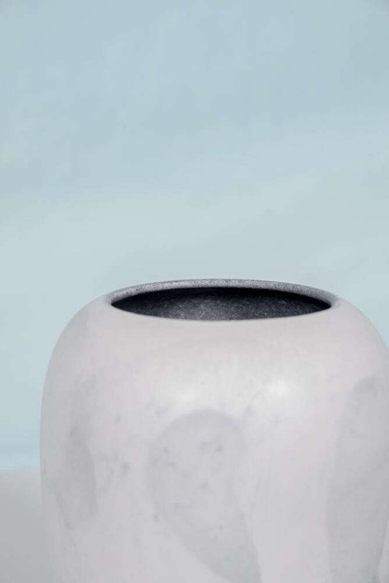 Image 1 of Vaso W-Germany nei toni naturali della terra, vaso per fiori vintage