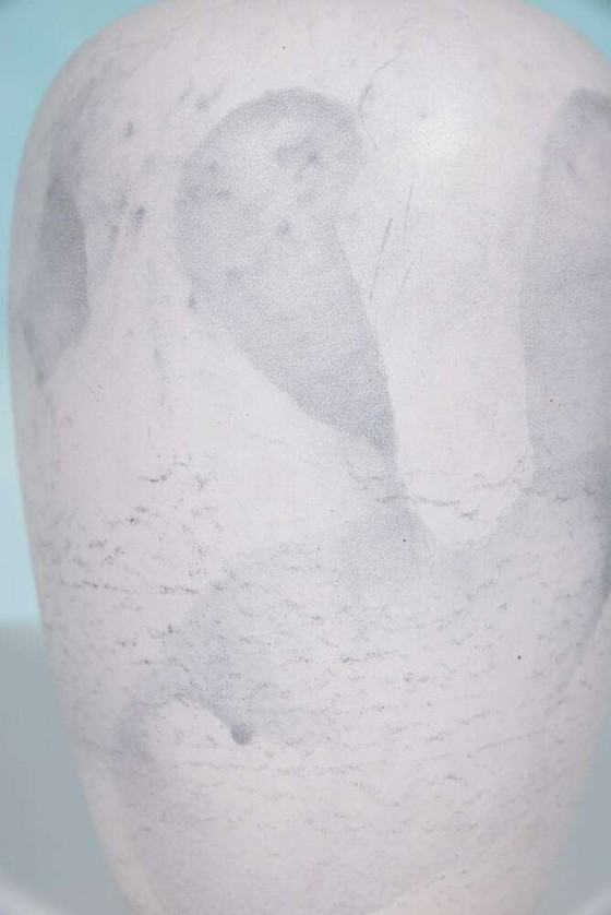 Image 1 of Vaso W-Germany nei toni naturali della terra, vaso per fiori vintage