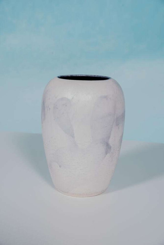 Image 1 of Vaso W-Germany nei toni naturali della terra, vaso per fiori vintage