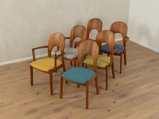 6x Koefoed Hornslet Dining Chairs by John Mortensen