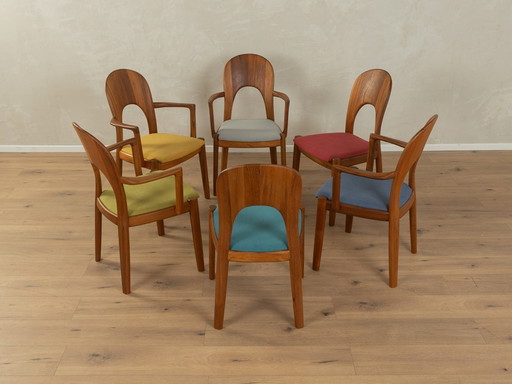 6x Koefoed Hornslet Dining Chairs by John Mortensen