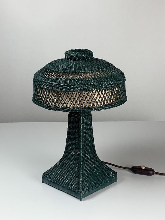 Image 1 of Lampe de table Eiffel en forme de champignon, années 1950