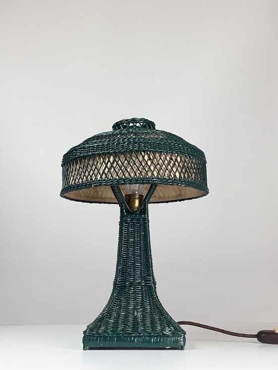 Image 1 of Lampe de table Eiffel en forme de champignon, années 1950