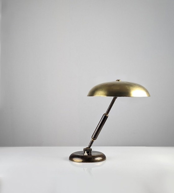 Image 1 of Mid Century Table Lamp By Oscar Torlasco For Lumi 