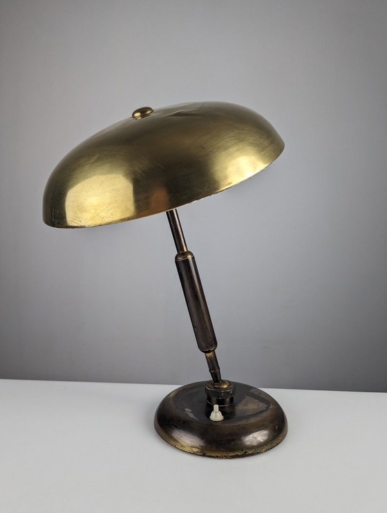 Image 1 of Mid Century Table Lamp By Oscar Torlasco For Lumi 