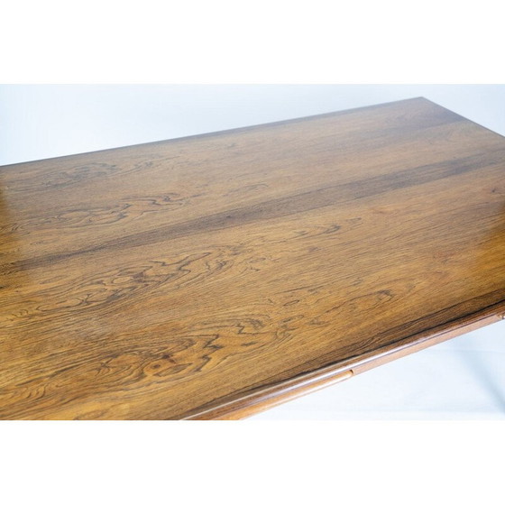 Image 1 of Vintage rosewood table with extensions Denmark 1960s