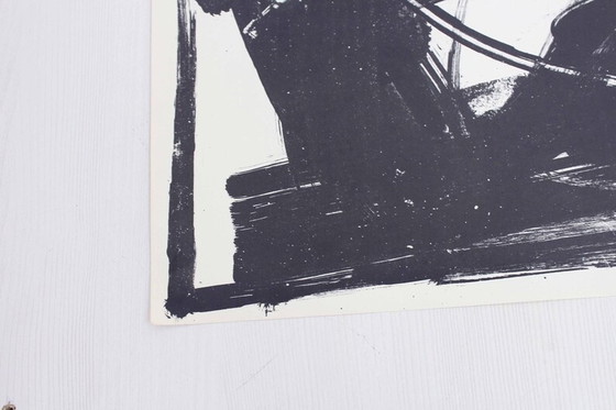 Image 1 of Lithographie de l'artiste suisse Bernd Völkle 1963