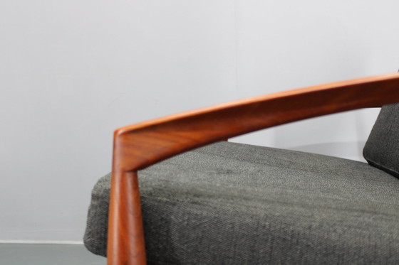 Image 1 of 1960S Magnus Olesen Paper Knife 2-Seater Teak Sofa , Denmark