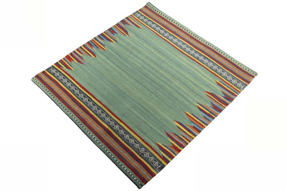 Image 1 of Handwoven Wool Kilim Fars - 93 X 86 Cm