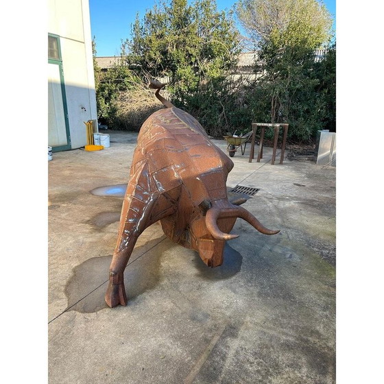 Image 1 of Vintage metal bull sculpture, 2010