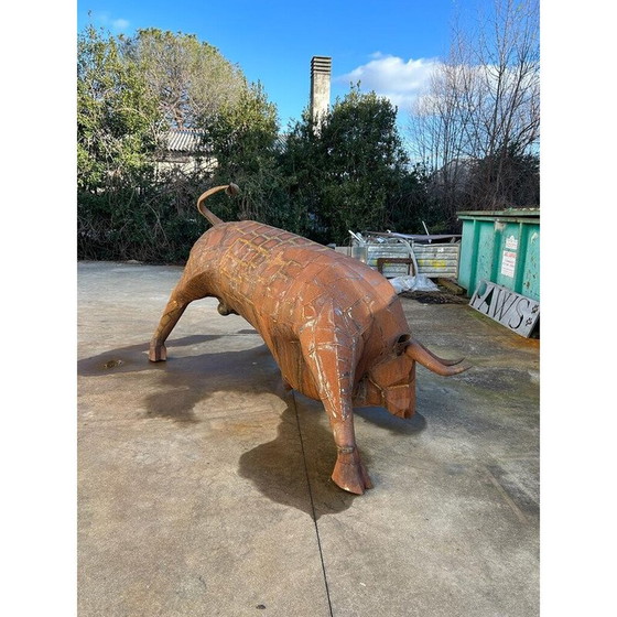 Image 1 of Vintage metal bull sculpture, 2010