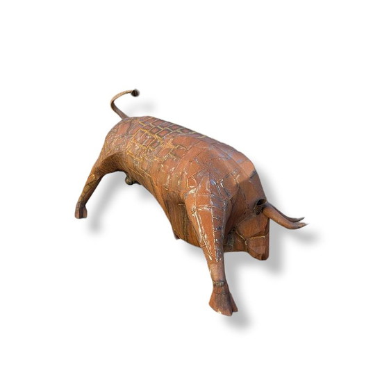 Image 1 of Vintage metal bull sculpture, 2010