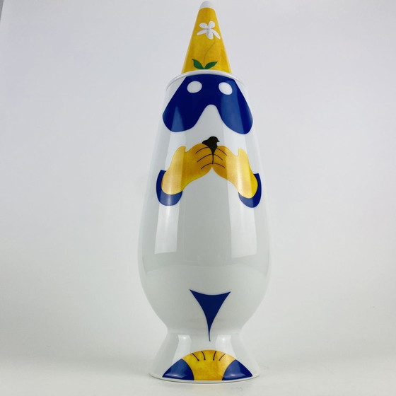 Image 1 of Alessi Tendentse Vase By Riccardo Dalisi For Alessandro Mendini 100% Make-Up Series - No. 18