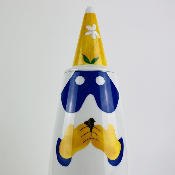 Image 1 of Alessi Tendentse Vase By Riccardo Dalisi For Alessandro Mendini 100% Make-Up Series - No. 18