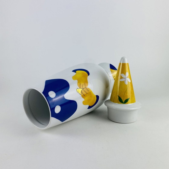 Image 1 of Alessi Tendentse Vase By Riccardo Dalisi For Alessandro Mendini 100% Make-Up Series - No. 18