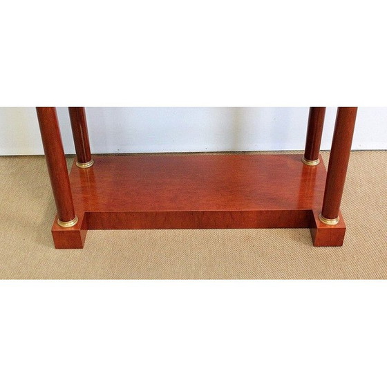 Image 1 of Vintage display cabinet on console