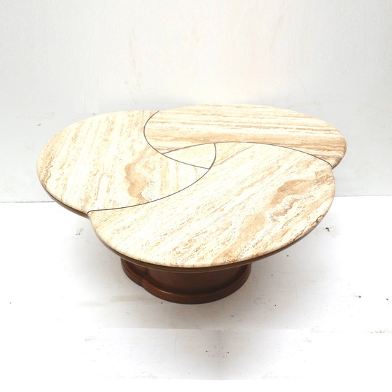 Image 1 of Very rare large coffee table from the 1950s in the style of Jean Royère