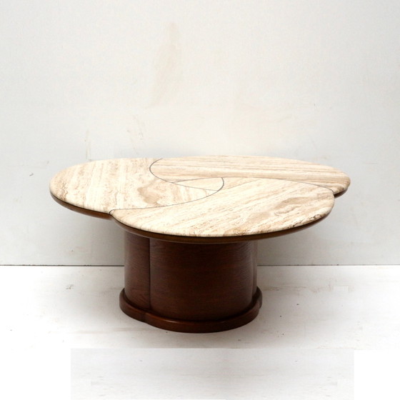 Image 1 of Very rare large coffee table from the 1950s in the style of Jean Royère