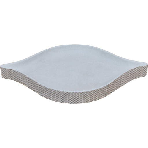 Vintage ceramic dish by Ambrogio Pozzi for Gresline, Italy 1970