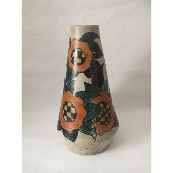 Image 1 of Vintage Art Deco vase by Betzy Augeron, 1930
