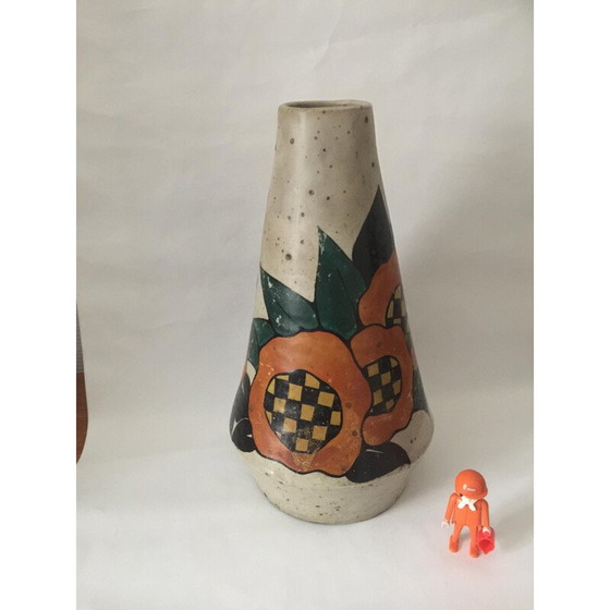 Image 1 of Vintage Art Deco vase by Betzy Augeron, 1930