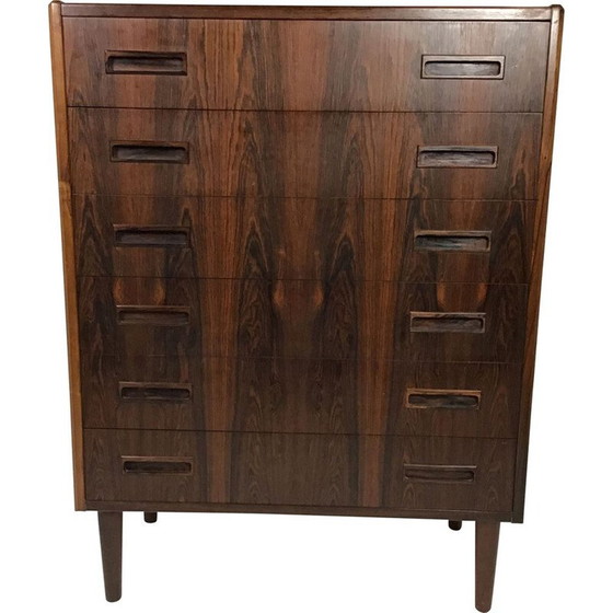 Image 1 of Vintage rosewood chest of drawers by P. Westergaard Møbelfabrik, Denmark 1960