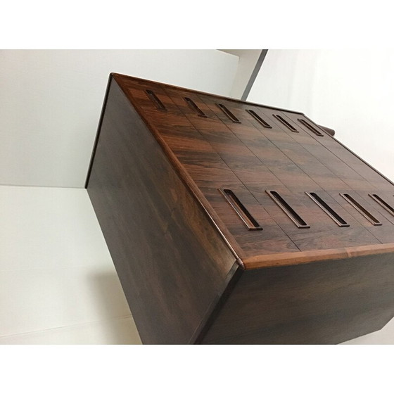 Image 1 of Vintage rosewood chest of drawers by P. Westergaard Møbelfabrik, Denmark 1960