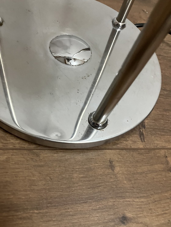 Image 1 of Space Age Eyeball Vintage Floor Lamp With 4 Lights Chrome