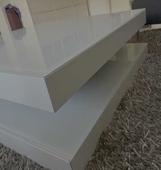 Image 1 of Karat Coffee Table S100 Plus TV Cabinet High Gloss White