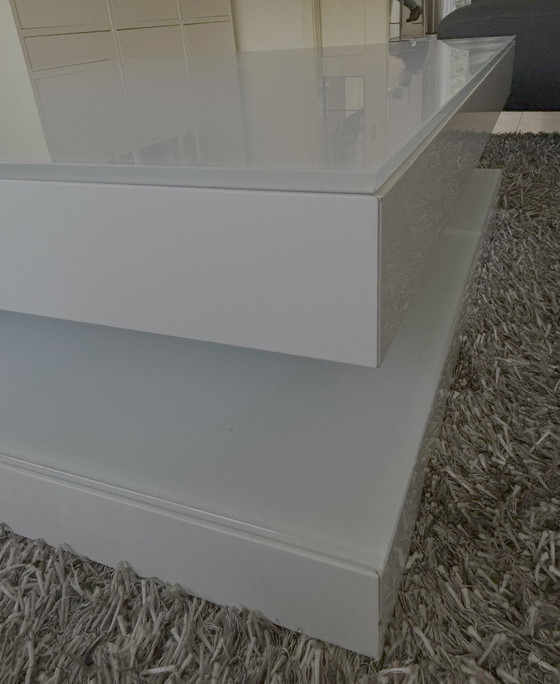 Image 1 of Karat Coffee Table S100 Plus TV Cabinet High Gloss White