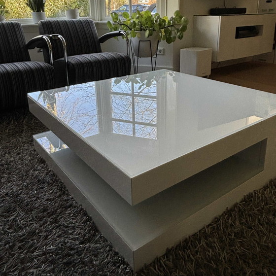 Image 1 of Karat Coffee Table S100 Plus TV Cabinet High Gloss White