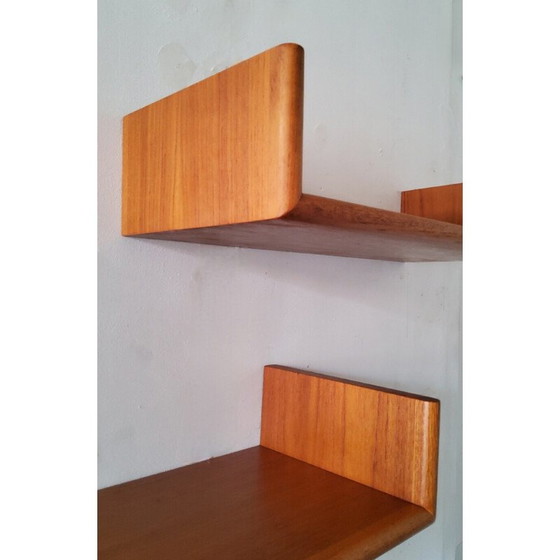 Image 1 of Pair of vintage floating wall shelves, 1960
