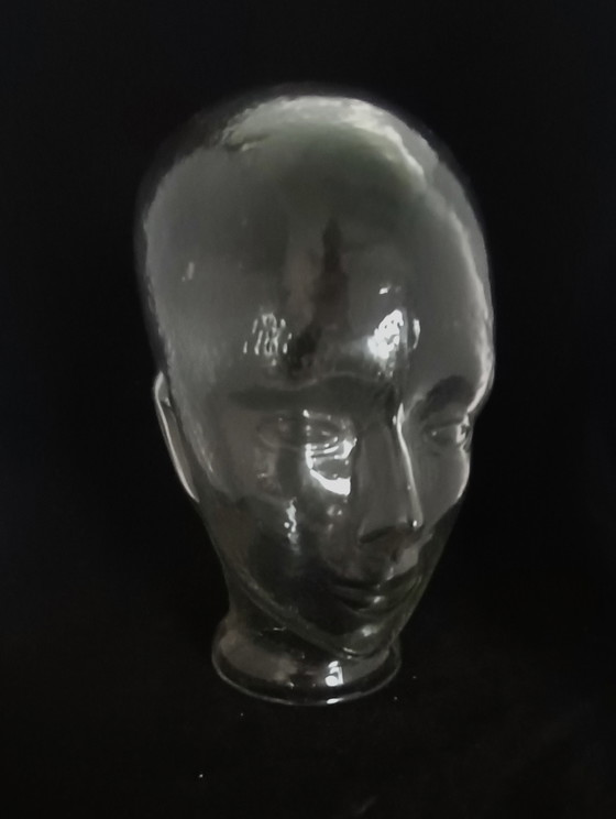 Image 1 of vintage glass head