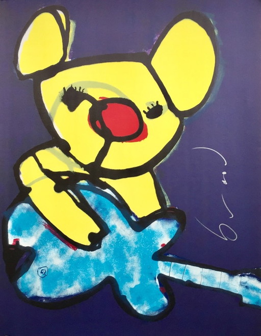 Herman Brood ----Beertje (On Canvas)