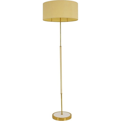 Vintage floor lamp in parchment paper, Germany 1970
