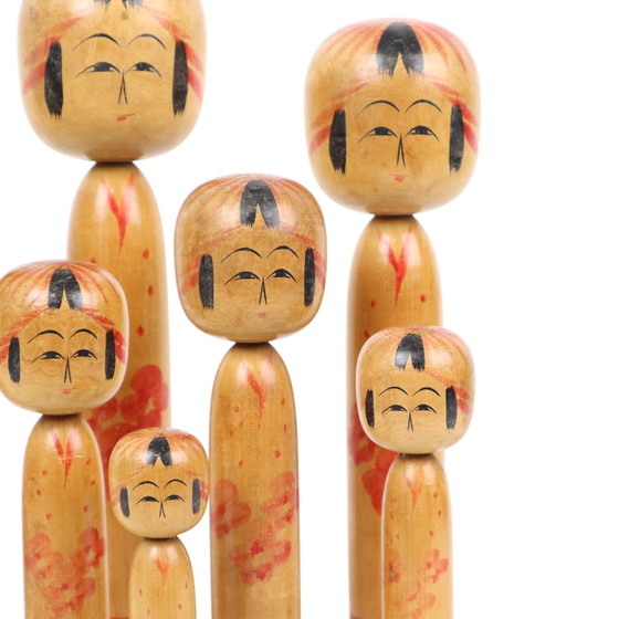 Image 1 of Japanese Kokeshi Dolls Tomio Sato