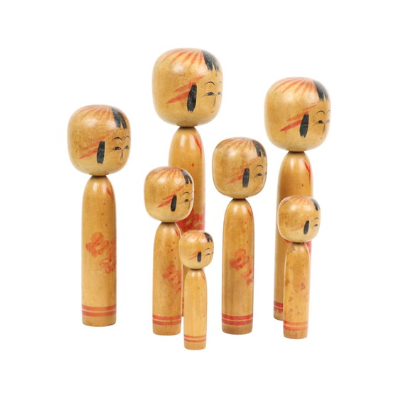 Image 1 of Japanese Kokeshi Dolls Tomio Sato