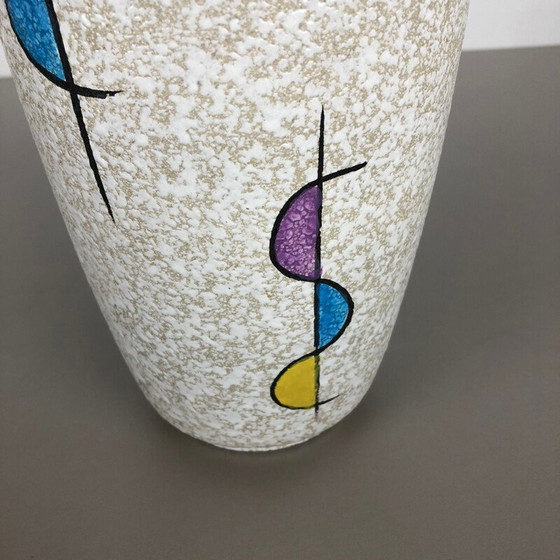 Image 1 of Vintage colored lava clay vase from Bay Ceramics, Germany 1950