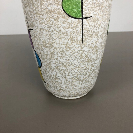 Image 1 of Vintage colored lava clay vase from Bay Ceramics, Germany 1950
