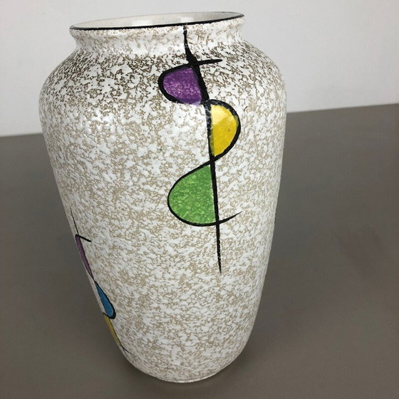 Image 1 of Vintage colored lava clay vase from Bay Ceramics, Germany 1950