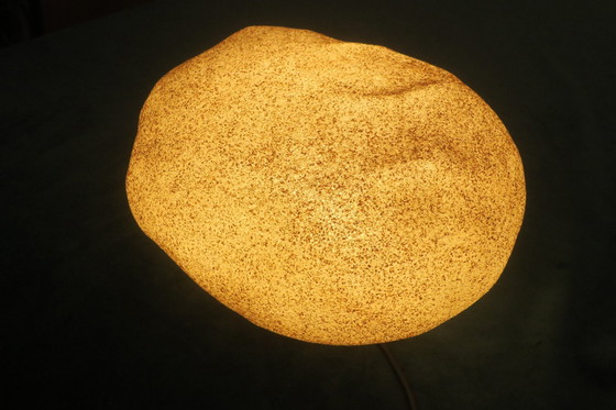 Image 1 of André Cazenave For Singleton Moon Rock Lamp, Italy 1960S