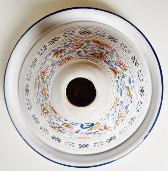 Image 1 of Handmade Moroccan Tajine earthenware glaze white