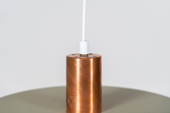 Image 1 of Danish Copper Pendant Light 1960S.